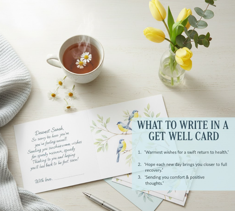 what to write in a get well card